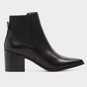 Black Aldo Pointy Booties